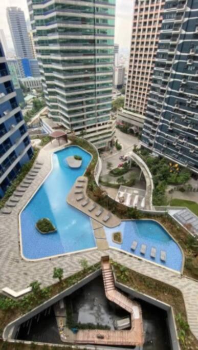 Great View 1 Bedroom Condo In Makati Near Trident Tower Manila Eksteriør bilde